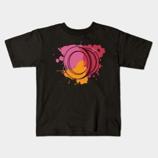 Splash Retro Pink Yoyo Kids T-Shirt